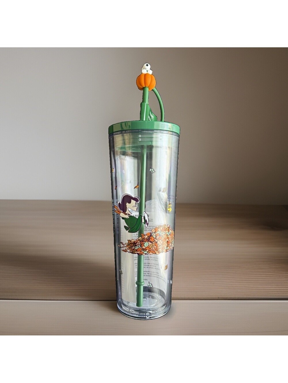Starbucks x Peanuts Snoopy Great Pumpkin Cold Cup 24oz 2026 Fall Tumbler New